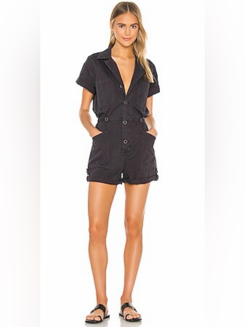 Pistola Parker Romper in Licorice size S